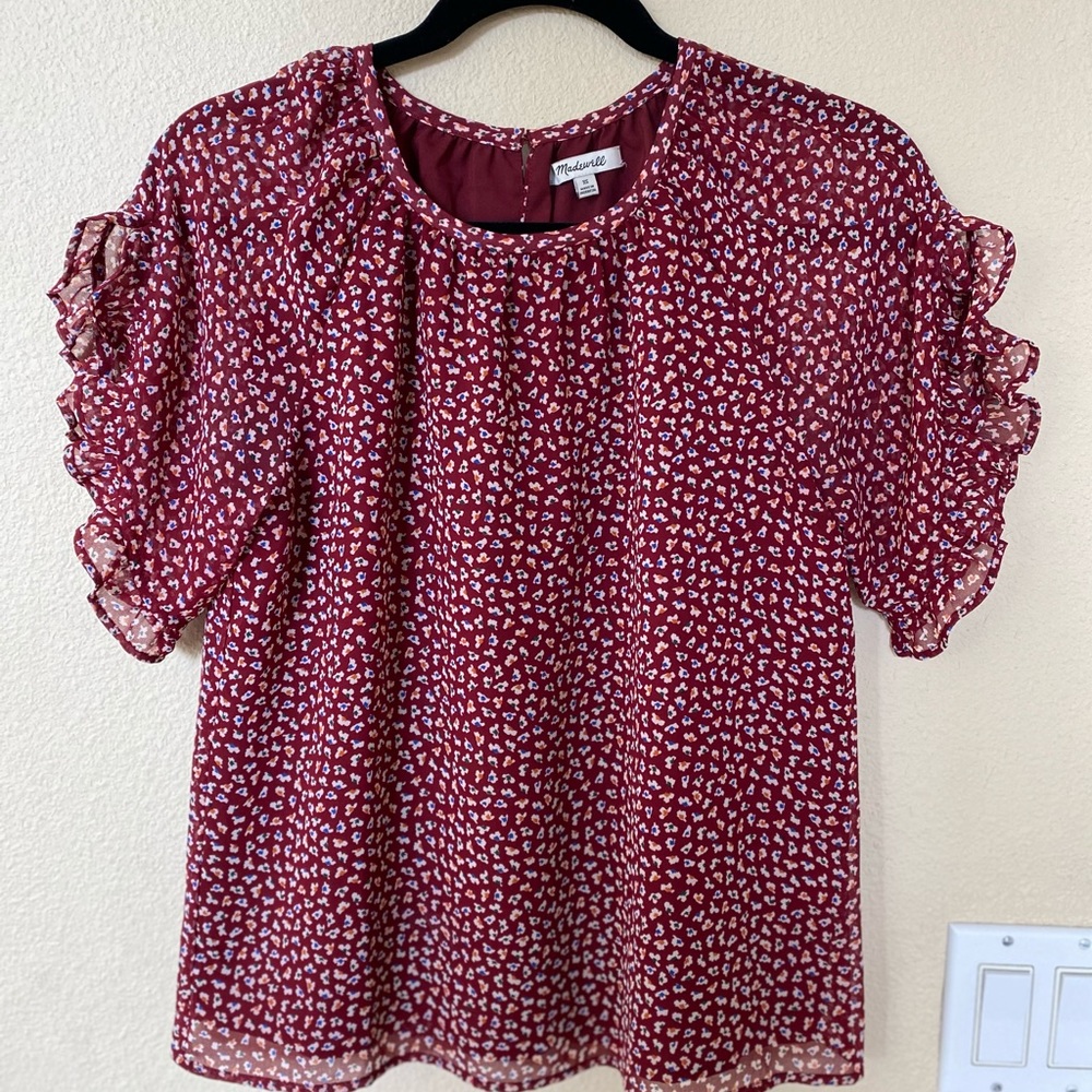 Madewell floral top